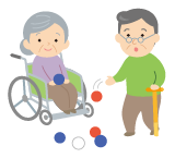 おばあちゃんとおじいちゃんのイラスト
