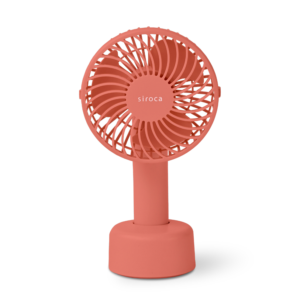 ハンディファン サーモンピンク