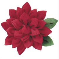 つまみ細工キット ダリアのブローチ RED