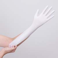 セーフタッチニトリル ホワイト XS 100枚_選択画像02