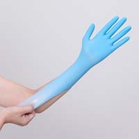 セーフタッチ ニトリル ブルー M 100枚_選択画像02