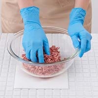 セーフタッチ ニトリル ブルー M 100枚_選択画像04