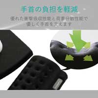 リストレスト&マウスパッド別体型 黒_選択画像03