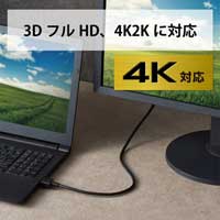 HDMIケーブル やわらか 2m CAC-HD14EY20BK_選択画像04