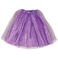 サテンフリフリスカート 紫