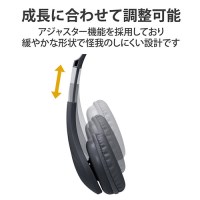 こども用ヘッドセットブラックHS-KD01TBK_選択画像04