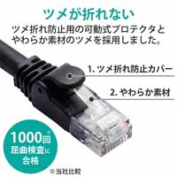 LANケーブルCat6A 黒10m LD-GPA/BK10_選択画像02