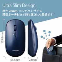 Bluetoothマウス 4ボタン 薄型 M-TM10BBBU_選択画像03