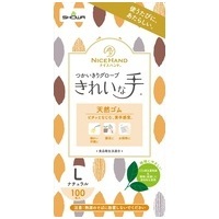 ナイスハンド使いきり天然ゴム L 100枚入