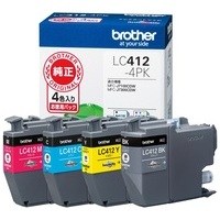 インクカートリッジ LC412-4PK