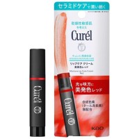 キュレル リップケアクリーム 美発色レッド