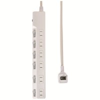 耐雷SW付タップ(ブレーカー) 6個口 2m