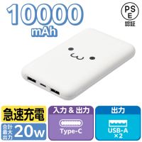 モバイルバッテリー 薄型 DE-C44-10000WF_選択画像02