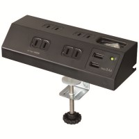 集中SW付デスクUSBタップWLS-DS4232SUA(BK)