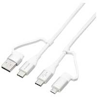 4in1 USBケーブル 1m MPA-AMBCC10WH