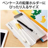 タッチペン 六角鉛筆 導電繊維 P-TPENSEBK_選択画像04