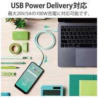USB4.0ケーブル C-C 0.8m USB4-APCC5P08GN_選択画像04