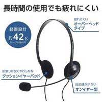 両耳有線ヘッドセット 3極 HS-HP14SBK_選択画像04