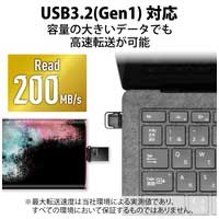 USBメモリ 64GB キャップ式 ブラック_選択画像03