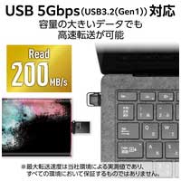 USBメモリ 256GB セキュリティ ブラック_選択画像02