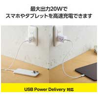 Type-C充電器 20W 折りたたみ フェイス_選択画像03