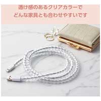USB A-Lightningケーブル 1m クリア_選択画像04