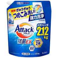 アタック抗菌EX つめかえ 2120g