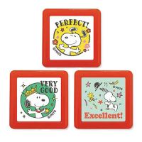 スヌーピー浸透印スタンプ3個組B　4110554