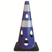 穴あきコーン ブルー