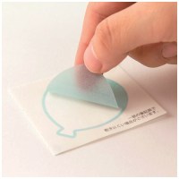 カラー色紙 寄書シール付 風船柄 半透明_選択画像03