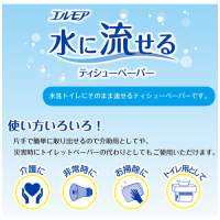 水に流せるティッシュペーパー160W5P_選択画像02