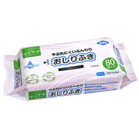 やぶれにくいふんわりおしりふき　80枚32P