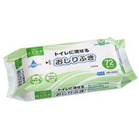 トイレに流せるおしりふき　72枚入1P