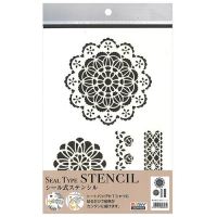 シール式ステンシル　レース