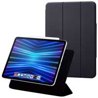 iPad Pro 11 ケース 手帳型 2アングル 黒_選択画像04