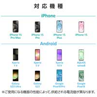 USBケーブル A-C L字フラット 充電専用 BK_選択画像03
