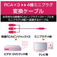 ストレートミニプラグ 4極 RCA変換_選択画像02