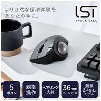 トラックボールマウス 無線 ベアリング BK_選択画像02