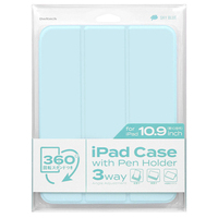 360度回転可能iPadケース ブルー_選択画像02