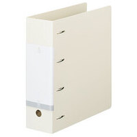 Ｄ型リングファイル4穴A4S G1290-0白