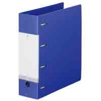 Ｄ型リングファイル4穴A4S G1290-8 青