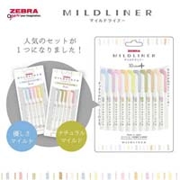 マイルドライナー10色セットWKT7-10C-YNTC_選択画像02