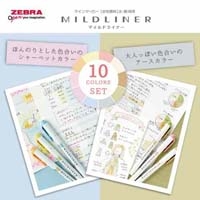 マイルドライナー10色セットWKT7-10C-YNTC_選択画像03