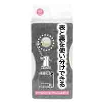 マイクロベロア＆ブラシ バススポンジ