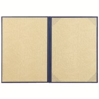 証書ファイルCタイプ レザーA4紺FSL-A4C-B_選択画像02