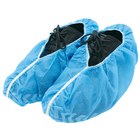 不織布シューズカバー100枚 ブルー