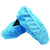 不織布シューズカバー100枚 ブルー_選択画像02