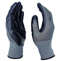 ニトリル背抜きパワーブラック(10P)L_選択画像03