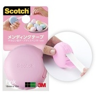 メンディングテープマカロン型 ピンク