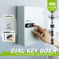 キーボックス　ダイヤル錠　CKB-CD80-W_選択画像02
